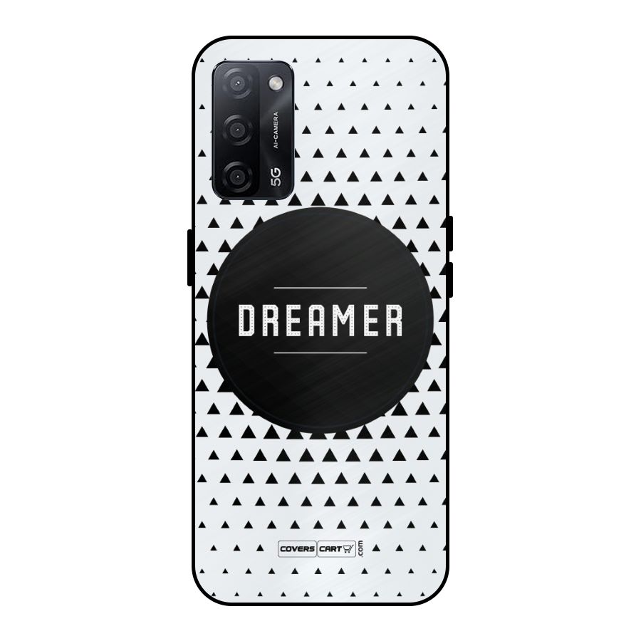 Dreamer Minimalist Metal Back Case for Oppo A53s 5G