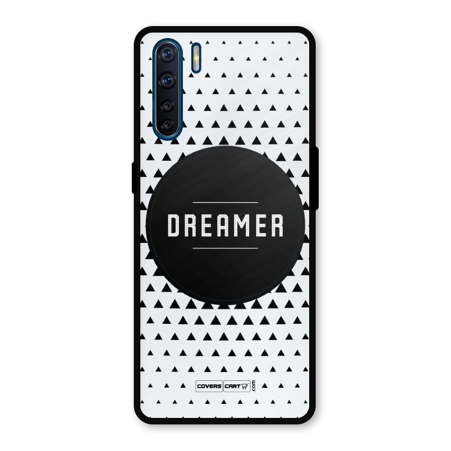 Dreamer Minimalist Metal Back Case for Oppo F15