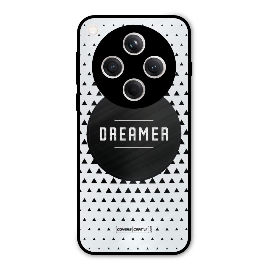 Dreamer Minimalist Metal Back Case for Oppo Find X8