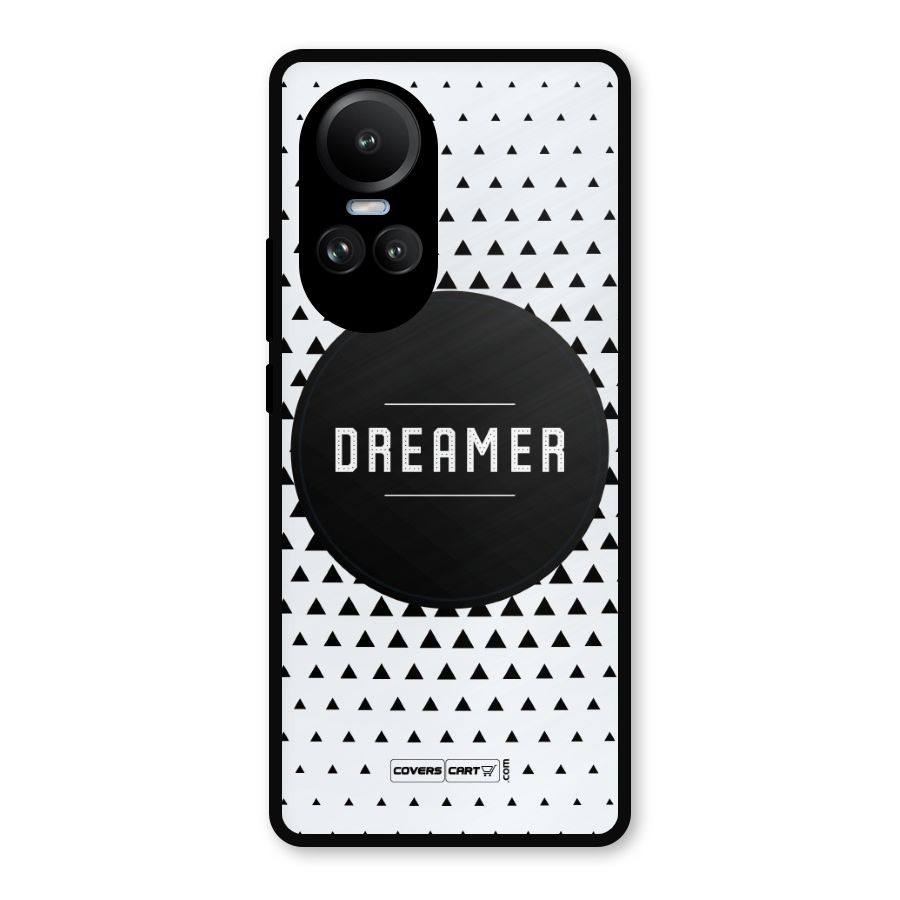 Dreamer Minimalist Metal Back Case for Oppo Reno10