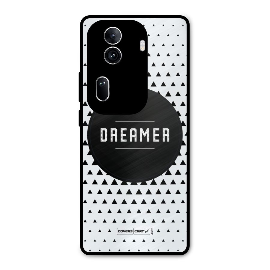 Dreamer Minimalist Metal Back Case for Oppo Reno11 Pro 5G