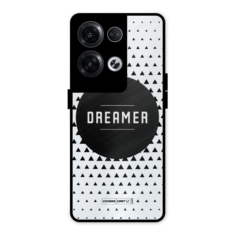 Dreamer Minimalist Metal Back Case for Oppo Reno8 Pro 5G