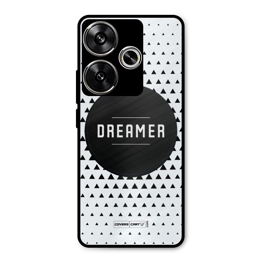 Dreamer Minimalist Metal Back Case for Poco F6