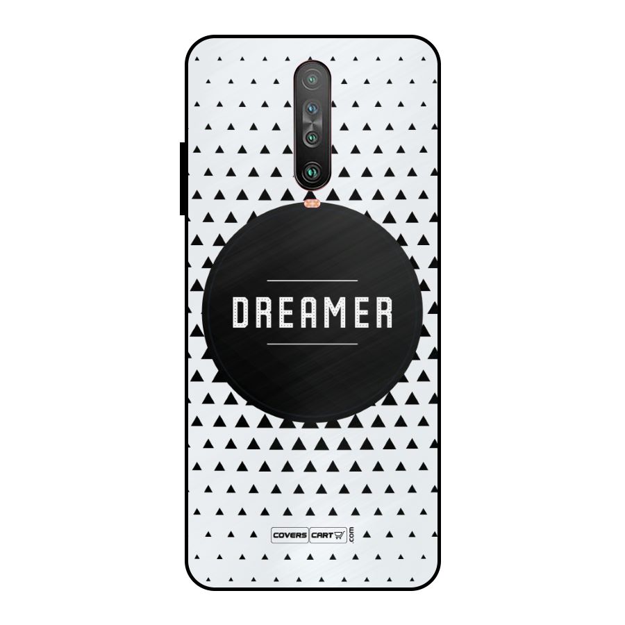 Dreamer Minimalist Metal Back Case for Poco X2