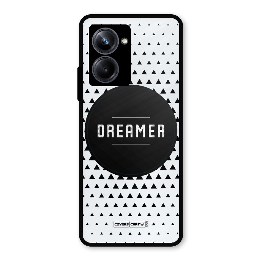Dreamer Minimalist Metal Back Case for Realme 10 Pro