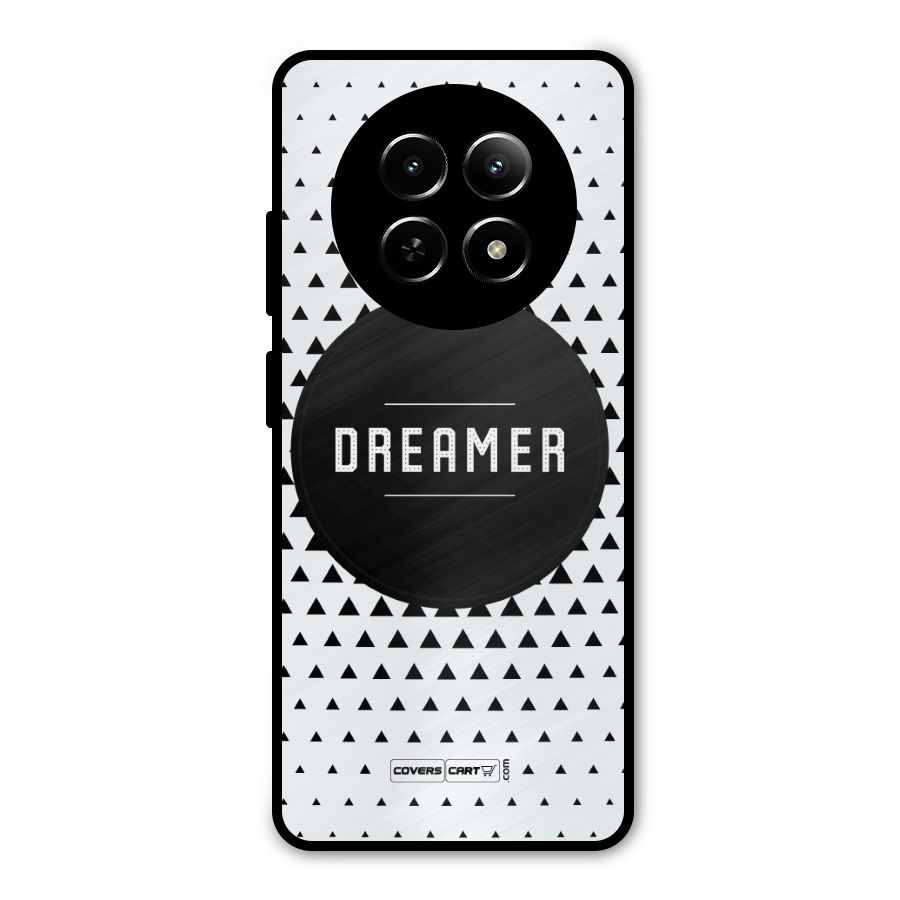 Dreamer Minimalist Metal Back Case for Realme 12 5G