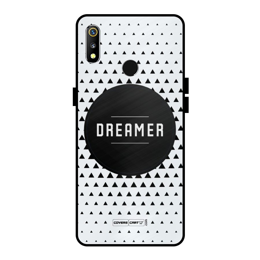 Dreamer Minimalist Metal Back Case for Realme 3