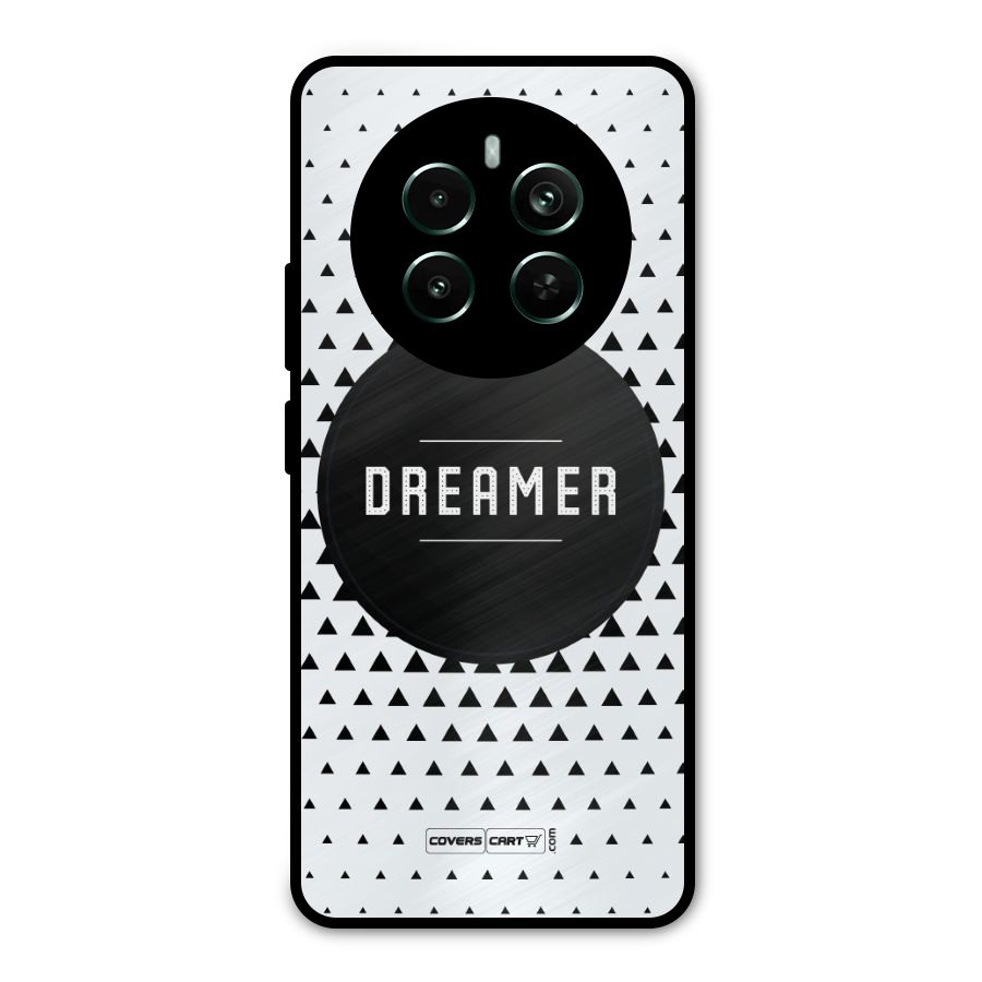 Dreamer Minimalist Metal Back Case for Realme Narzo 70 Pro