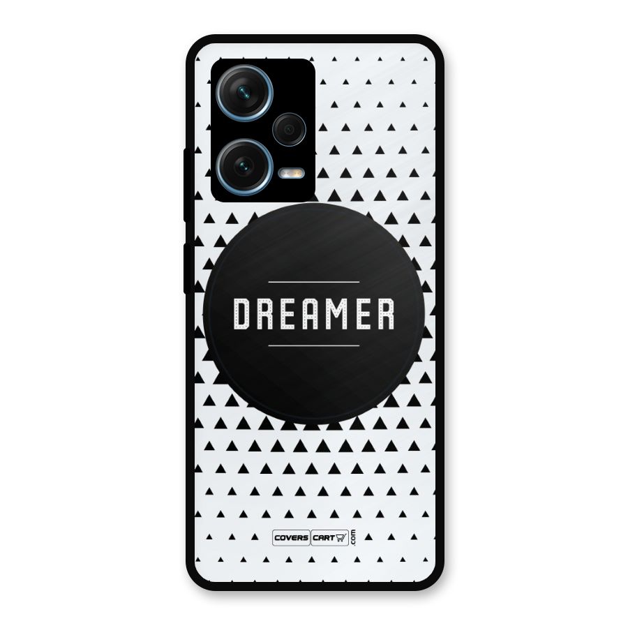 Dreamer Minimalist Metal Back Case for Redmi Note 12 Pro Plus 5G