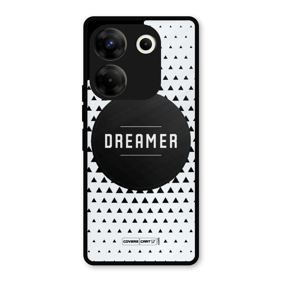 Dreamer Minimalist Metal Back Case for Tecno Camon 20