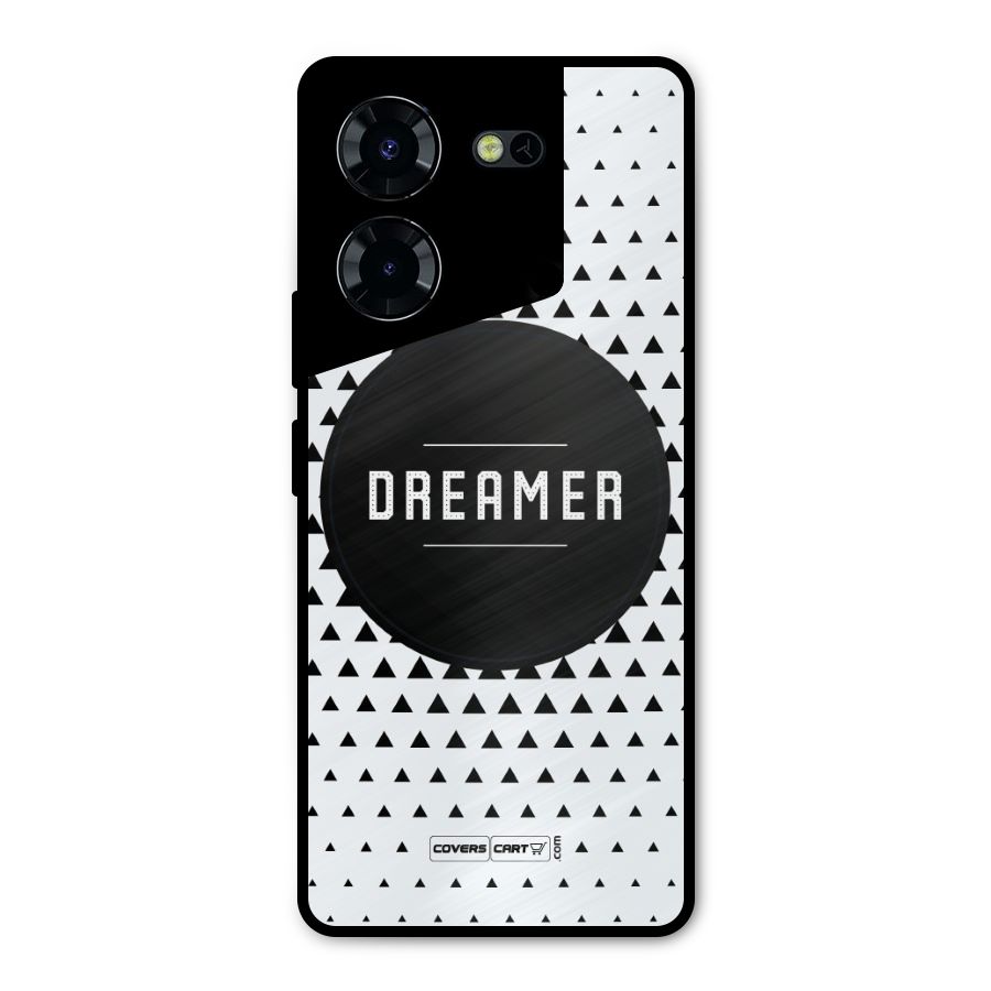 Dreamer Minimalist Metal Back Case for Tecno Pova 5 Pro 5G