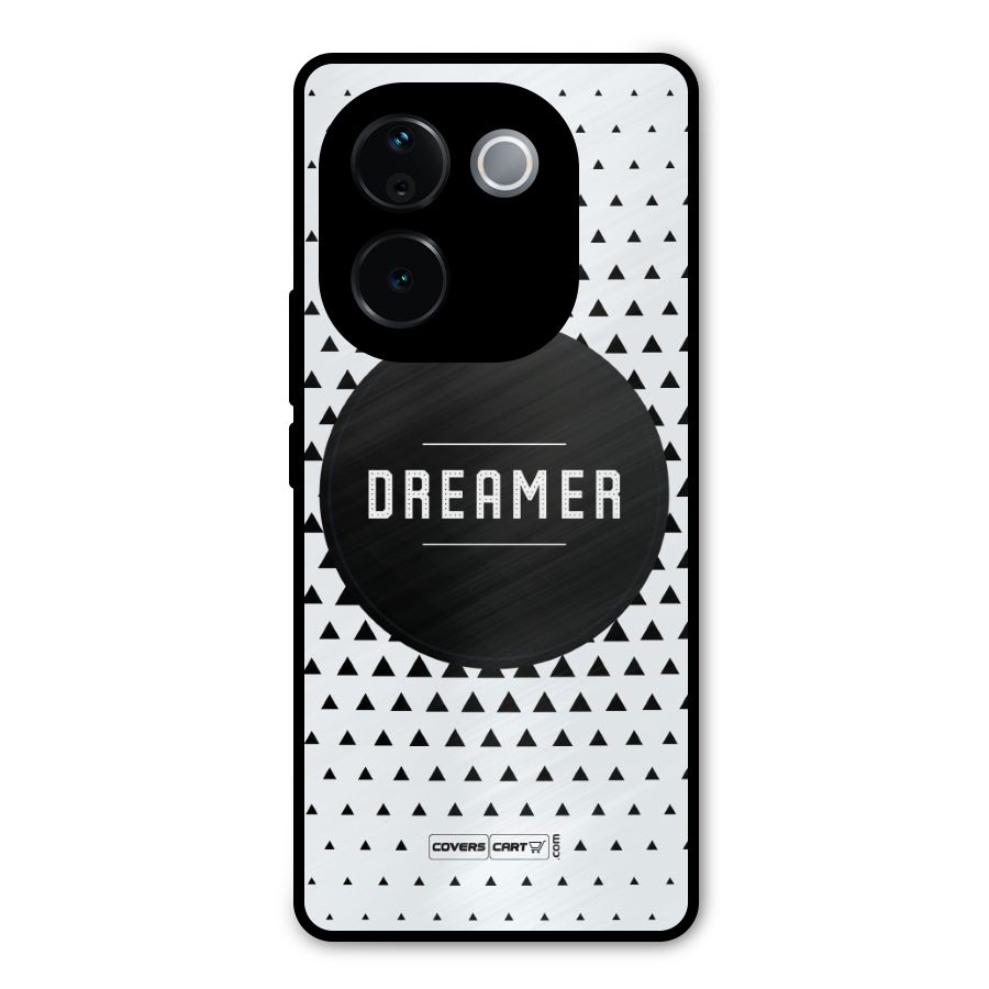 Dreamer Minimalist Metal Back Case for Vivo T3 Pro