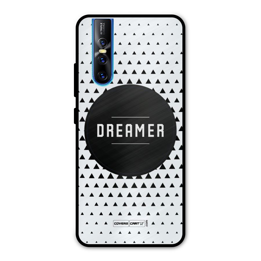 Dreamer Minimalist Metal Back Case for Vivo V15 Pro