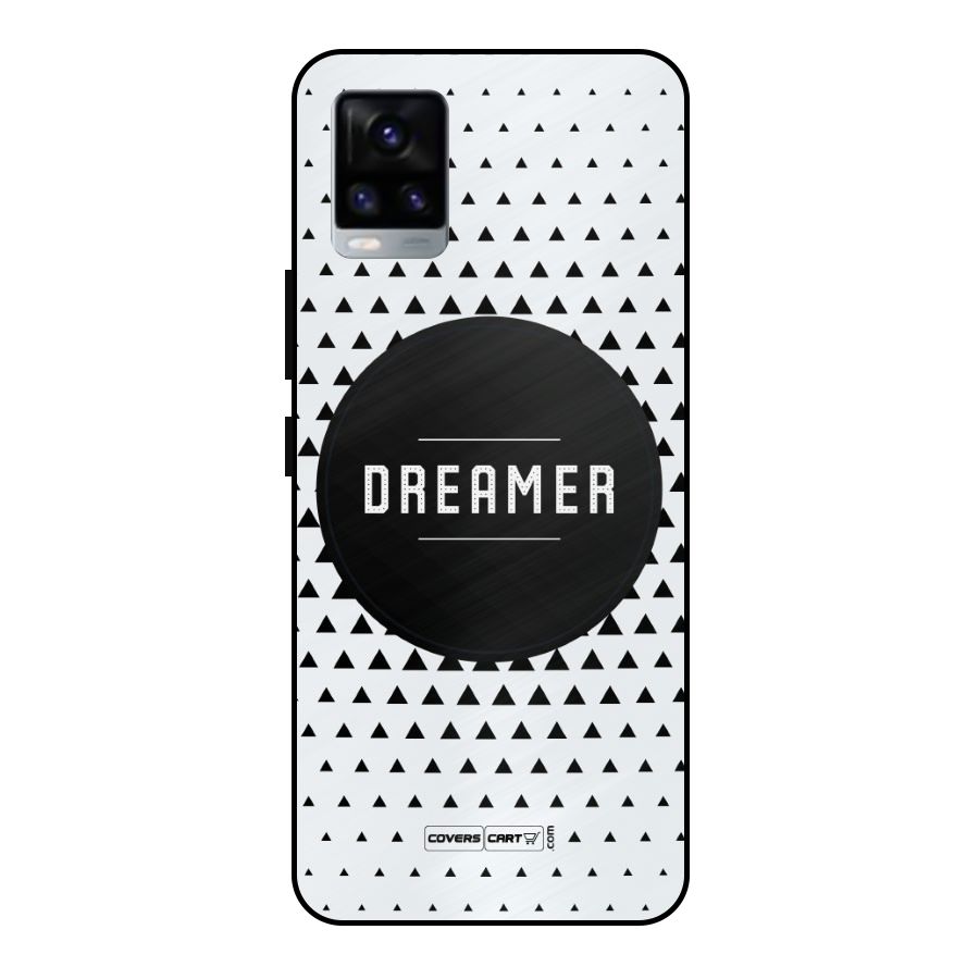 Dreamer Minimalist Metal Back Case for Vivo V20 2021