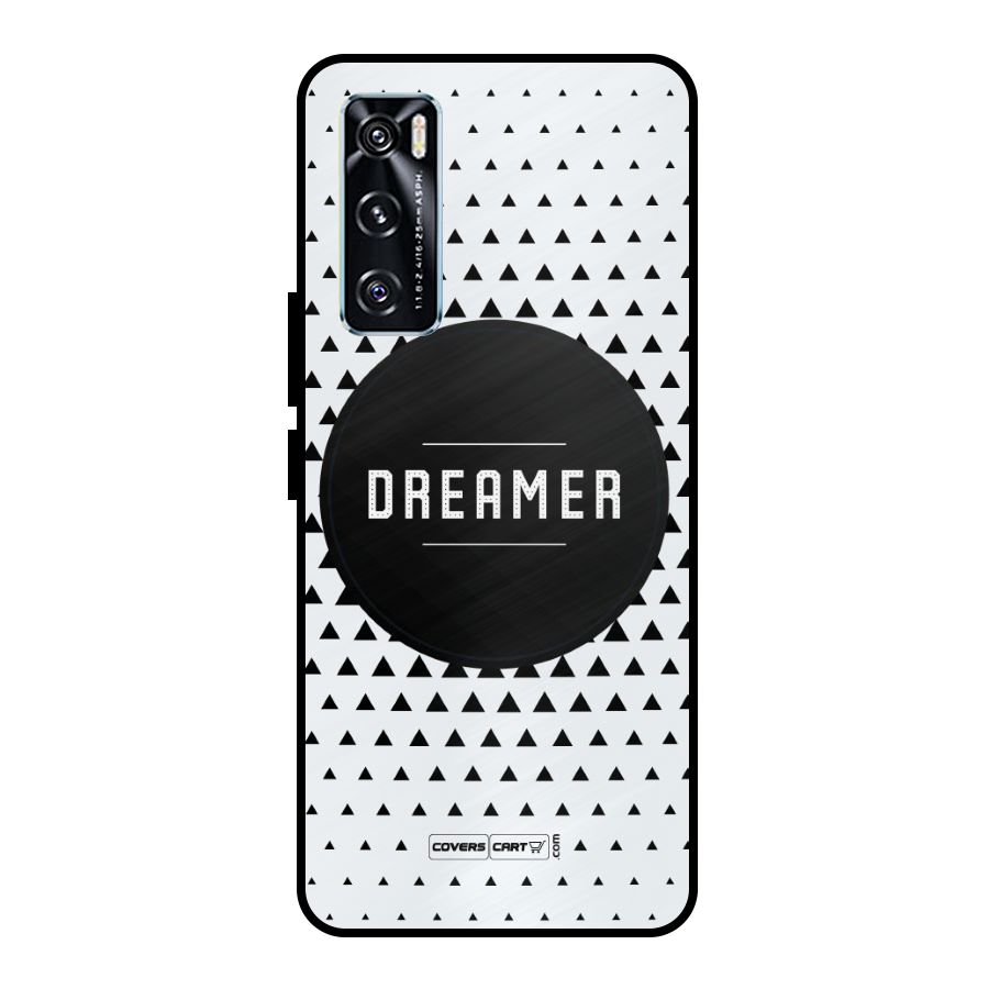 Dreamer Minimalist Metal Back Case for Vivo V20 SE
