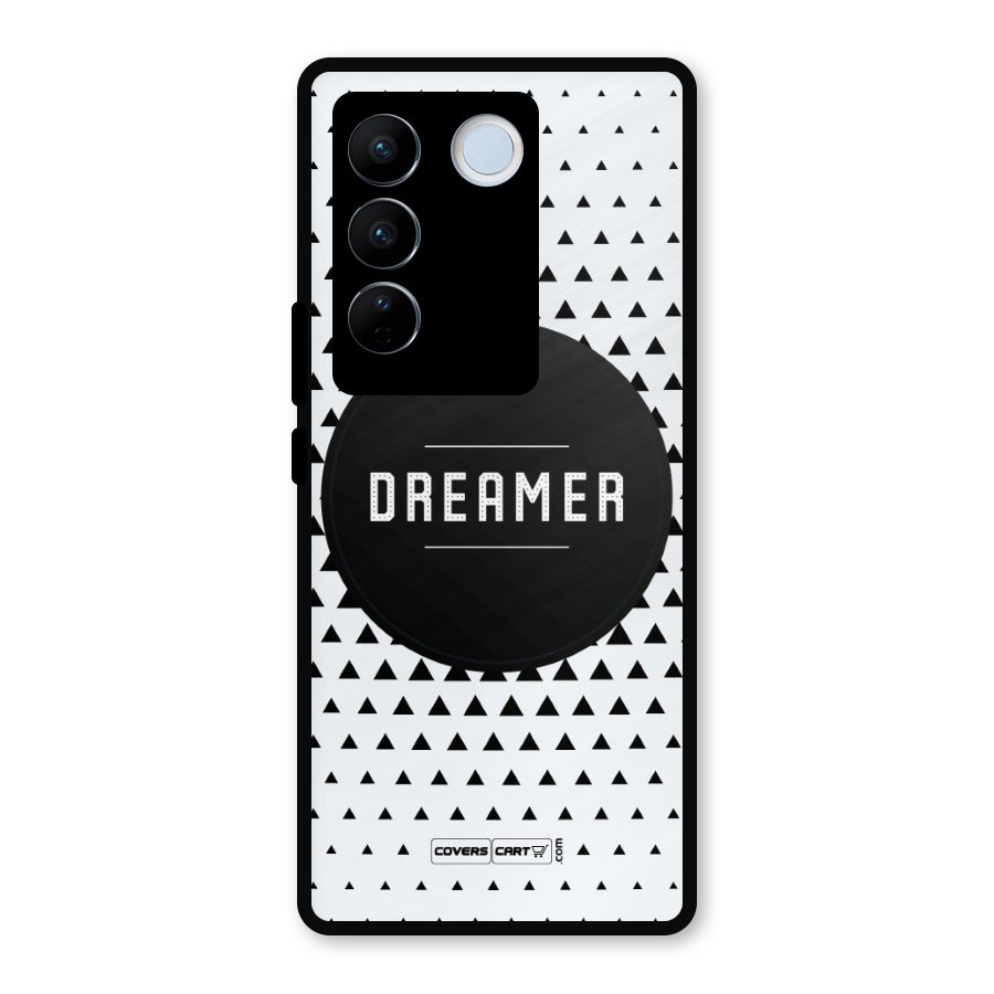 Dreamer Minimalist Metal Back Case for Vivo V27
