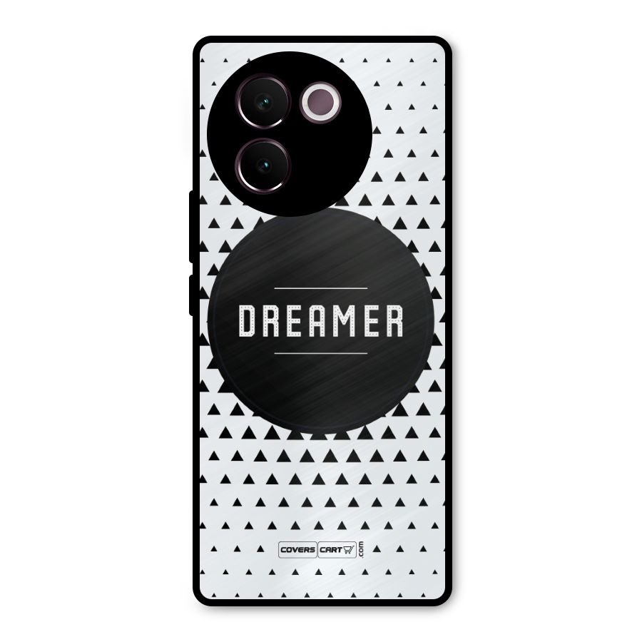 Dreamer Minimalist Metal Back Case for Vivo V30e