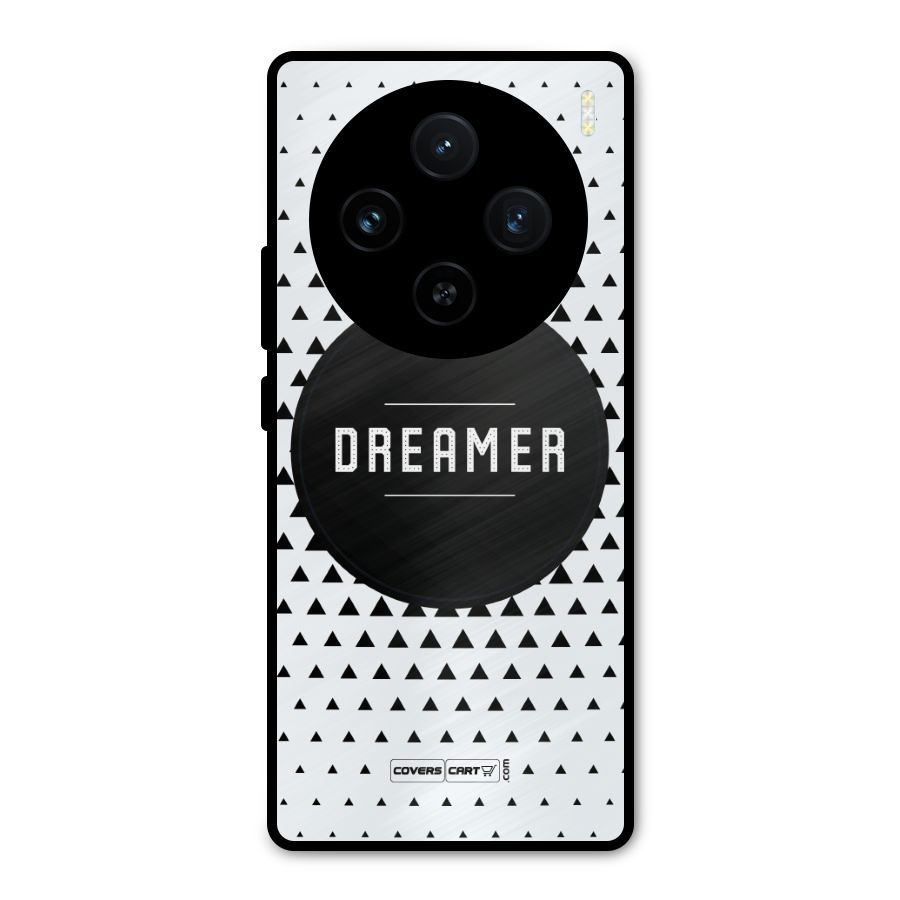 Dreamer Minimalist Metal Back Case for Vivo X100