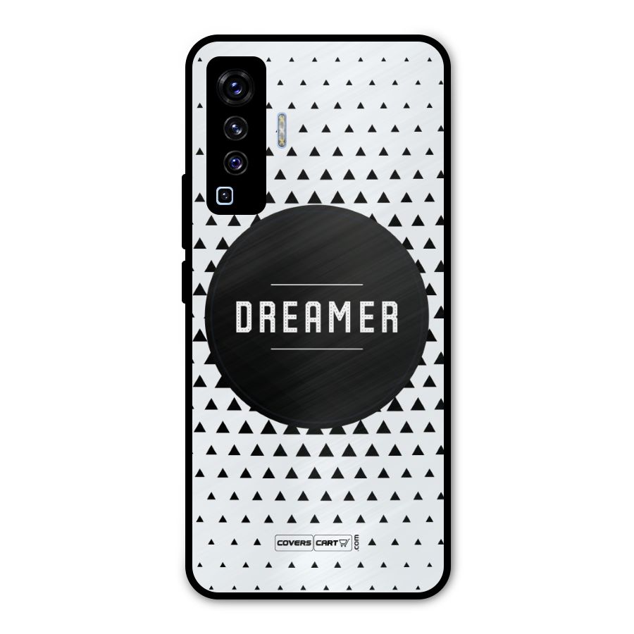 Dreamer Minimalist Metal Back Case for Vivo X50