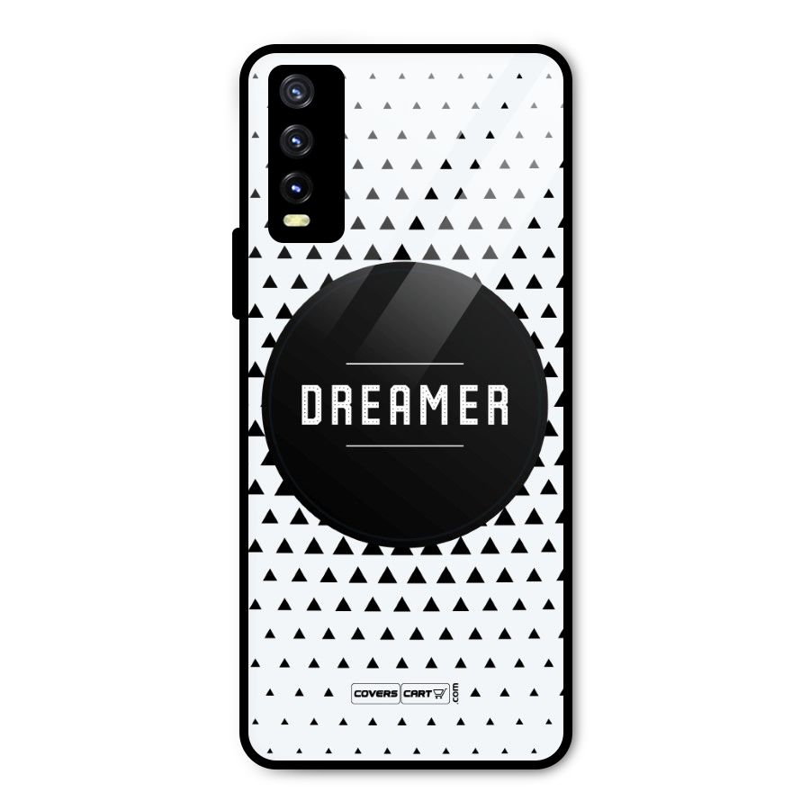 Dreamer Minimalist Metal Back Case for Vivo Y20
