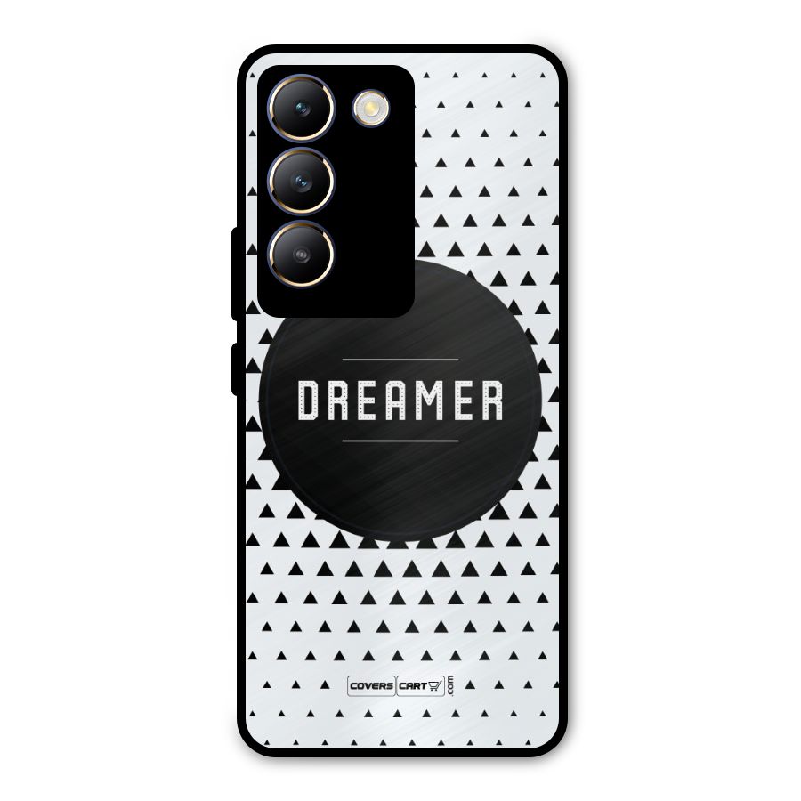 Dreamer Minimalist Metal Back Case for Vivo Y200e