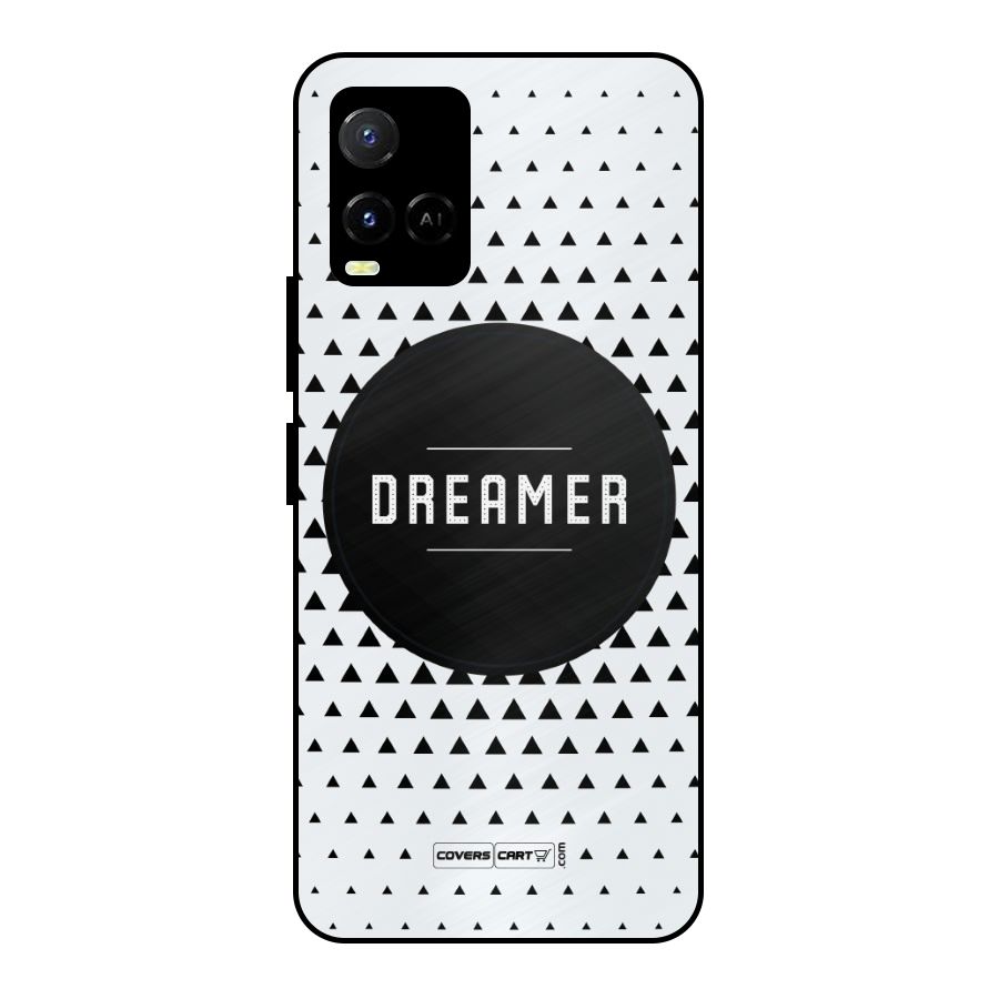 Dreamer Minimalist Metal Back Case for Vivo Y21T