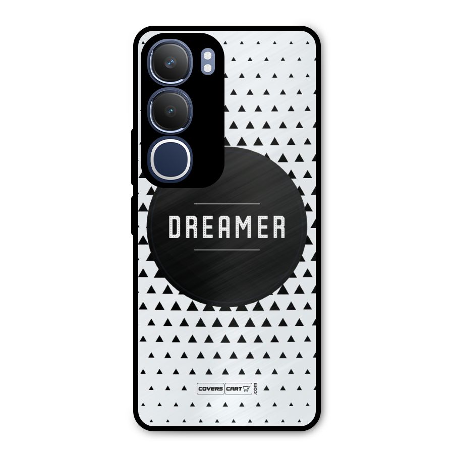 Dreamer Minimalist Metal Back Case for Vivo Y29