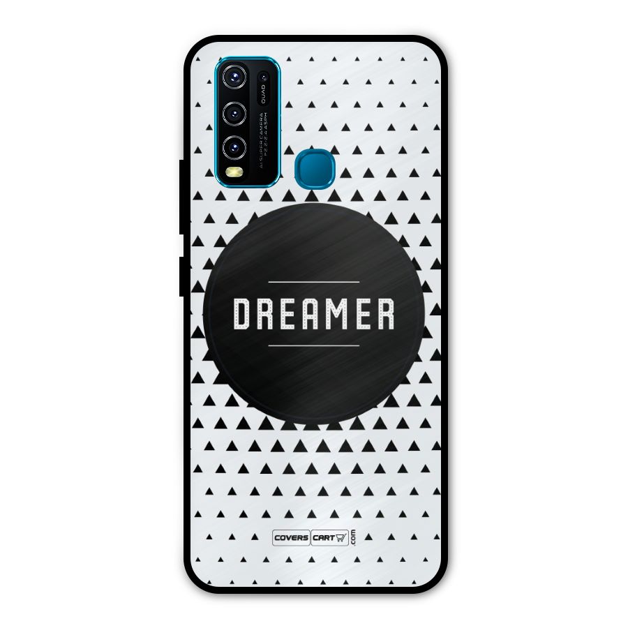 Dreamer Minimalist Metal Back Case for Vivo Y30