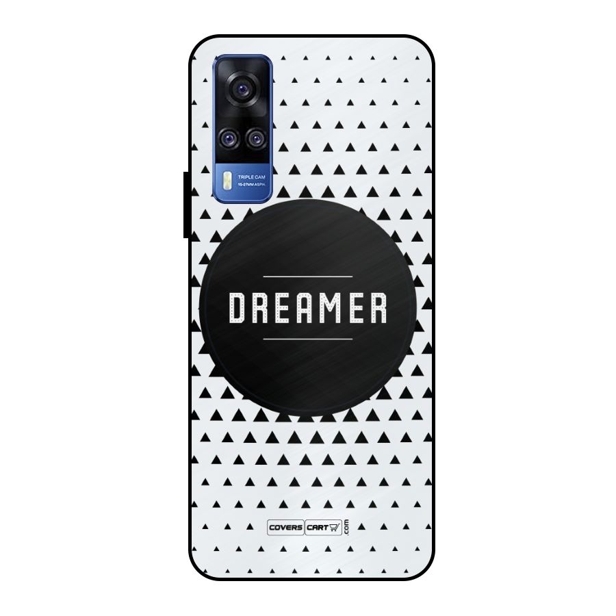 Dreamer Minimalist Metal Back Case for Vivo Y51