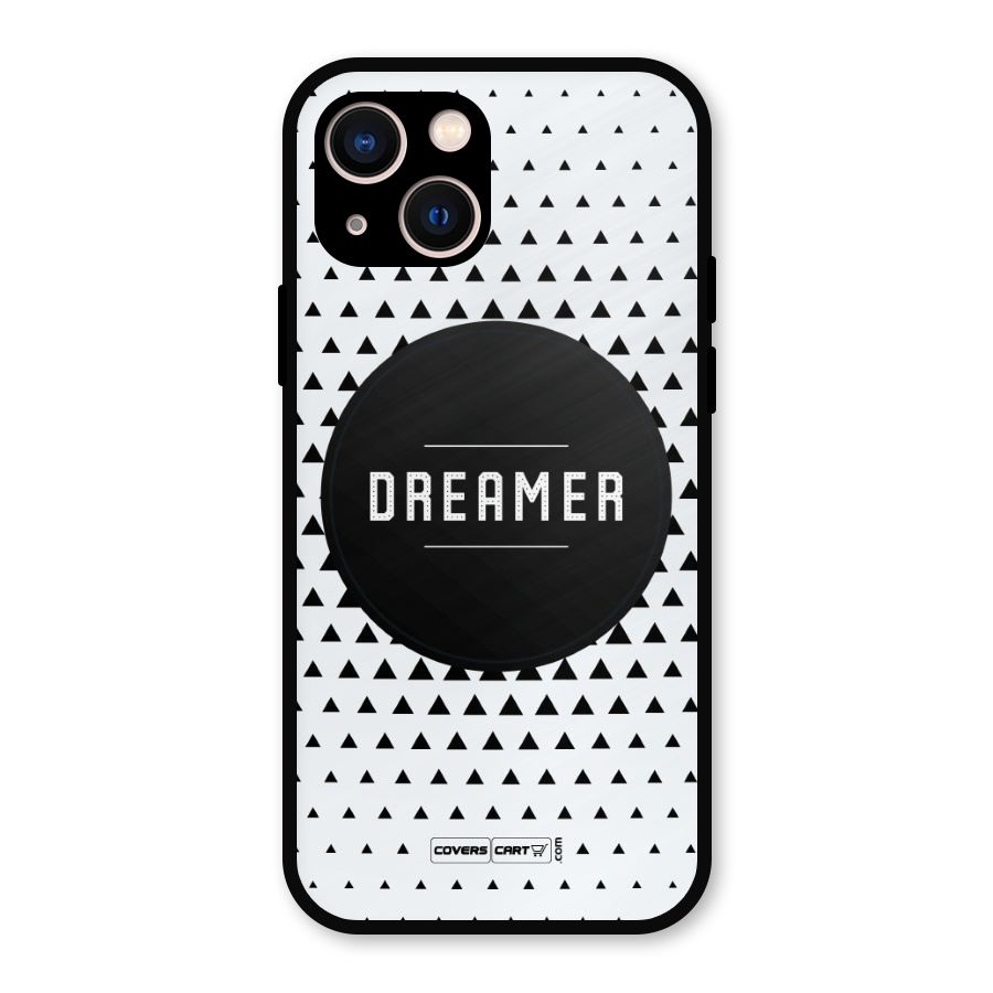 Dreamer Minimalist Metal Back Case for iPhone 13