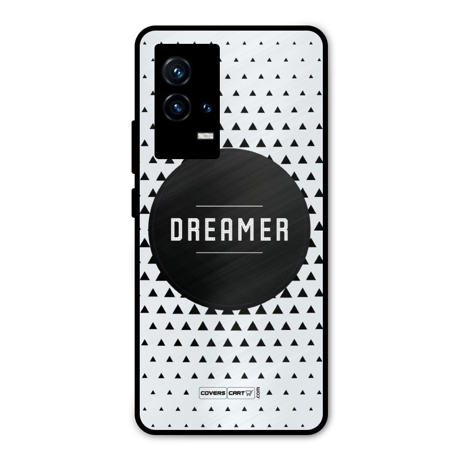 Dreamer Minimalist Metal Back Case for iQOO 9 5G