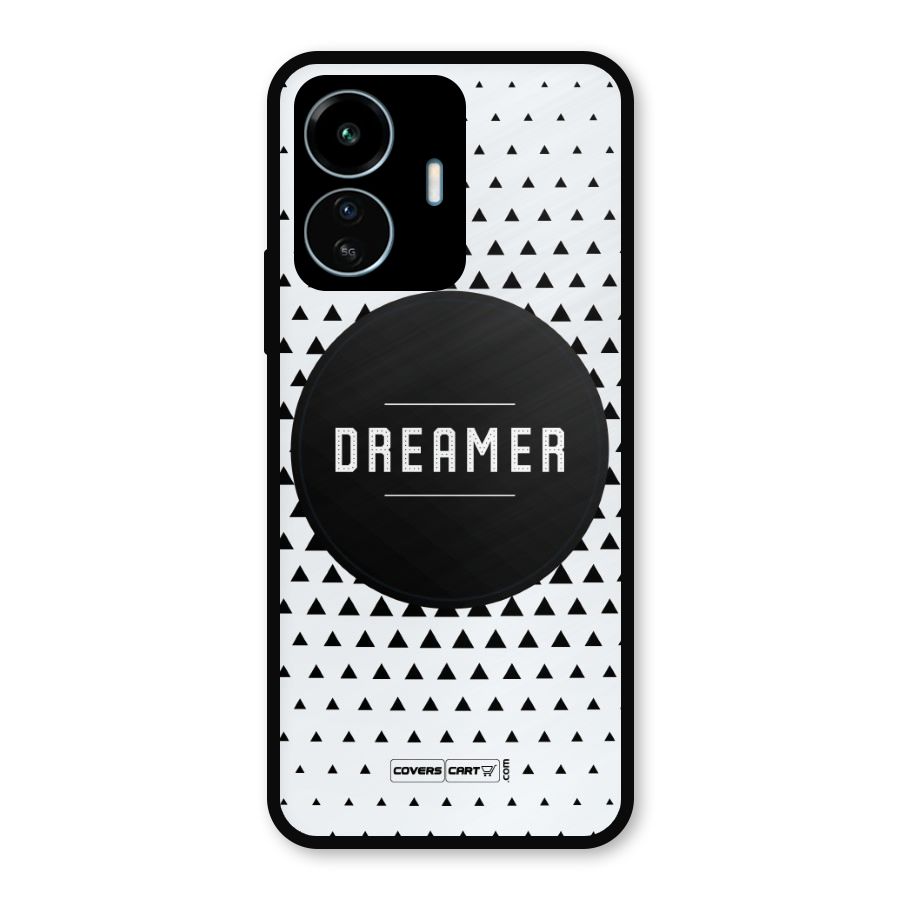Dreamer Minimalist Metal Back Case for vivo iQOO Z6 Lite 5G