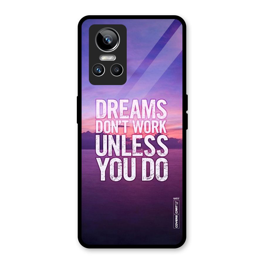 Dreams Work Glass Back Case for Realme GT Neo 3
