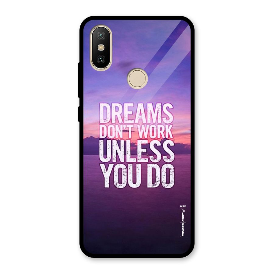 Dreams Work Glass Back Case for Redmi A2