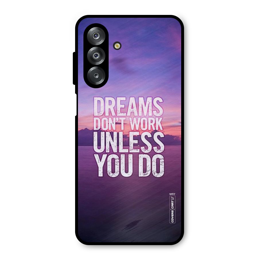 Dreams Work Metal Back Case for Galaxy A26