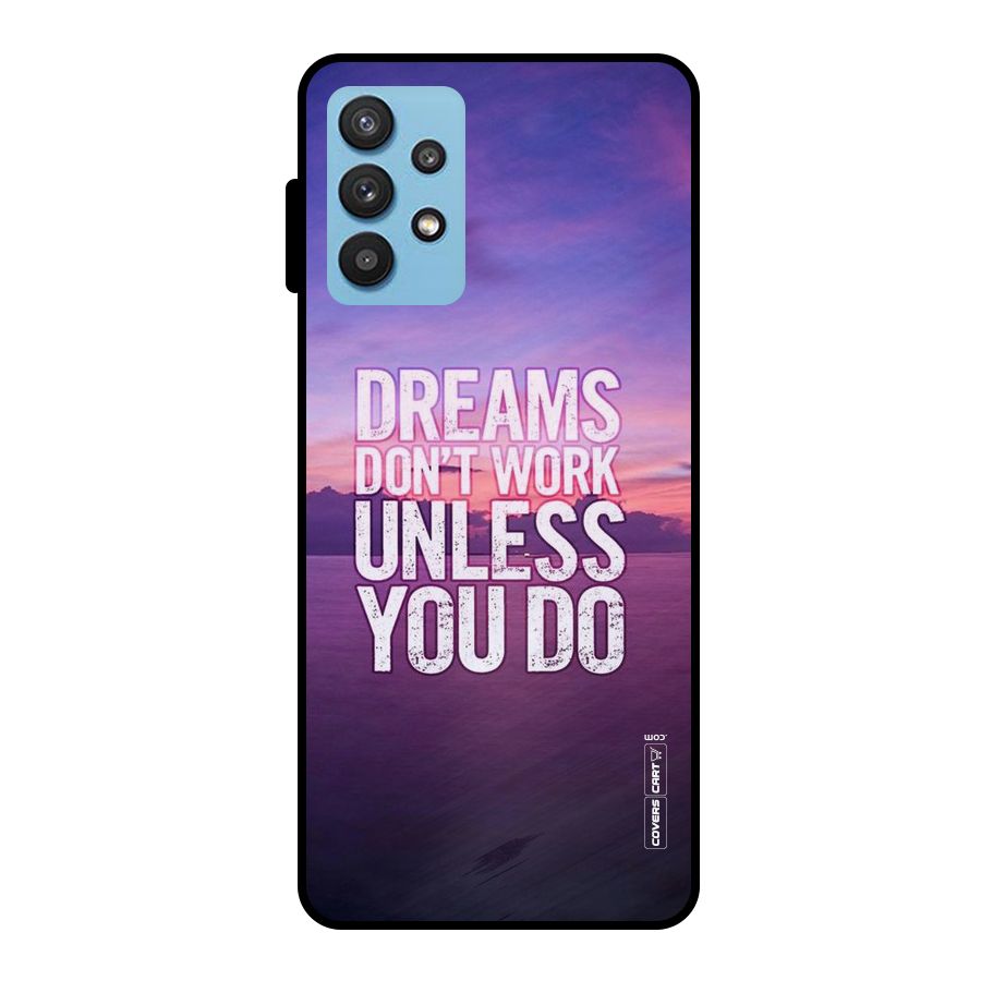 Dreams Work Metal Back Case for Galaxy M32 5G