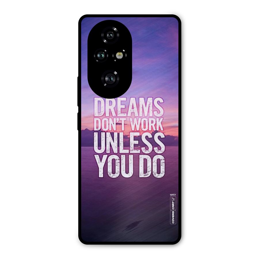 Dreams Work Metal Back Case for Honor 200 Pro