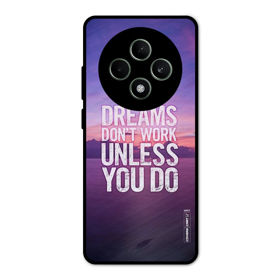 Dreams Work Metal Back Case for Oppo F27