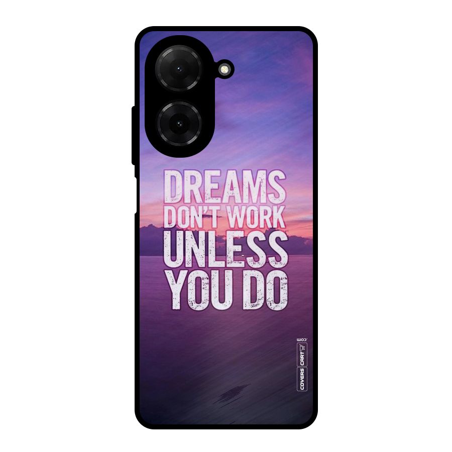 Dreams Work Metal Back Case for Poco C71