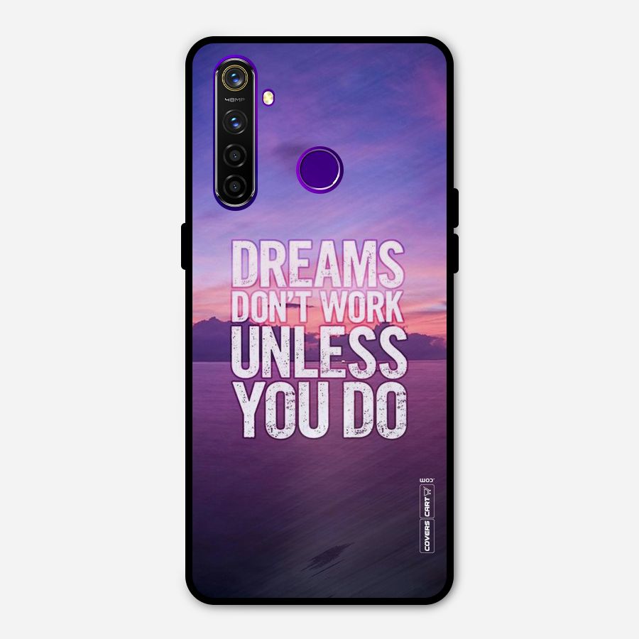 Dreams Work Metal Back Case for Realme 5 Pro