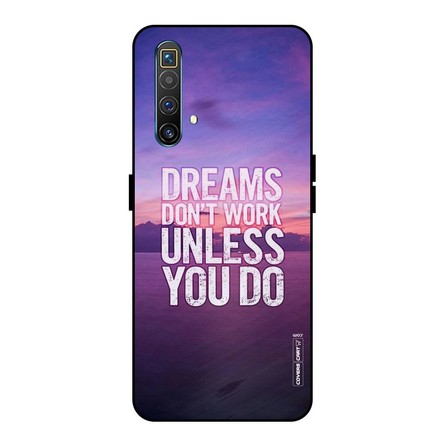 Dreams Work Metal Back Case for Realme X3