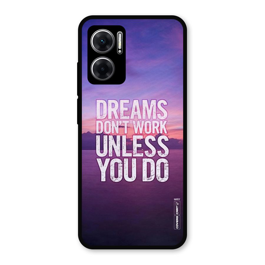 Dreams Work Metal Back Case for Redmi 11 Prime 5G