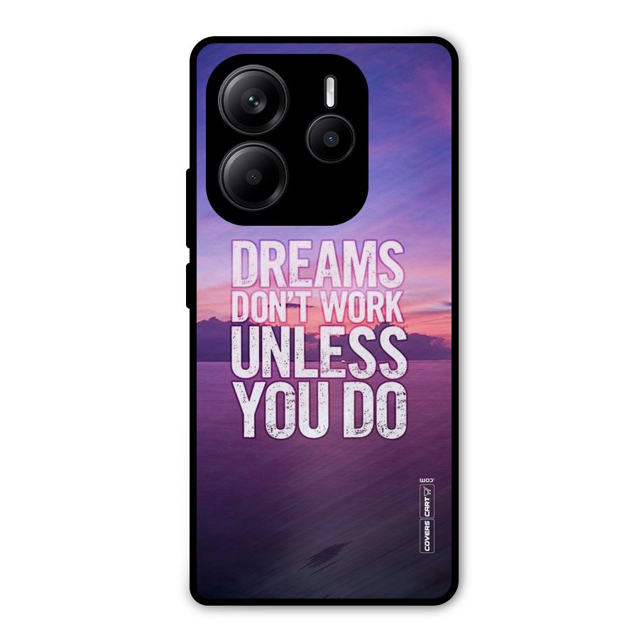 Dreams Work Metal Back Case for Redmi Note 14 5G