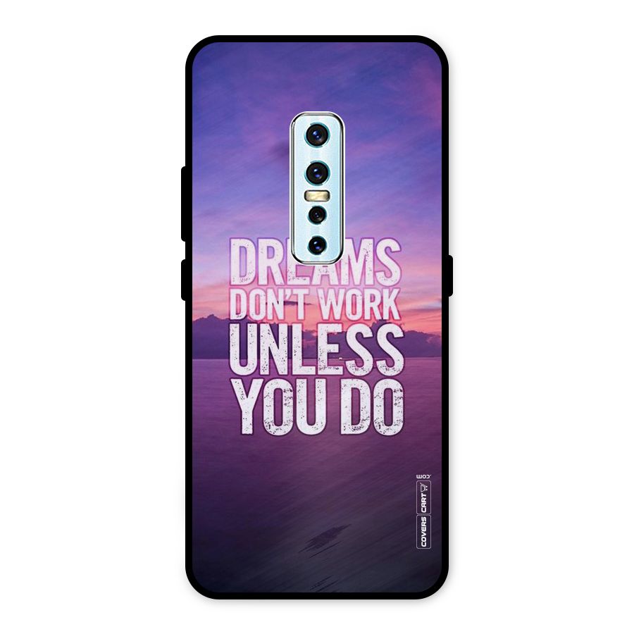 Dreams Work Metal Back Case for Vivo V17 Pro