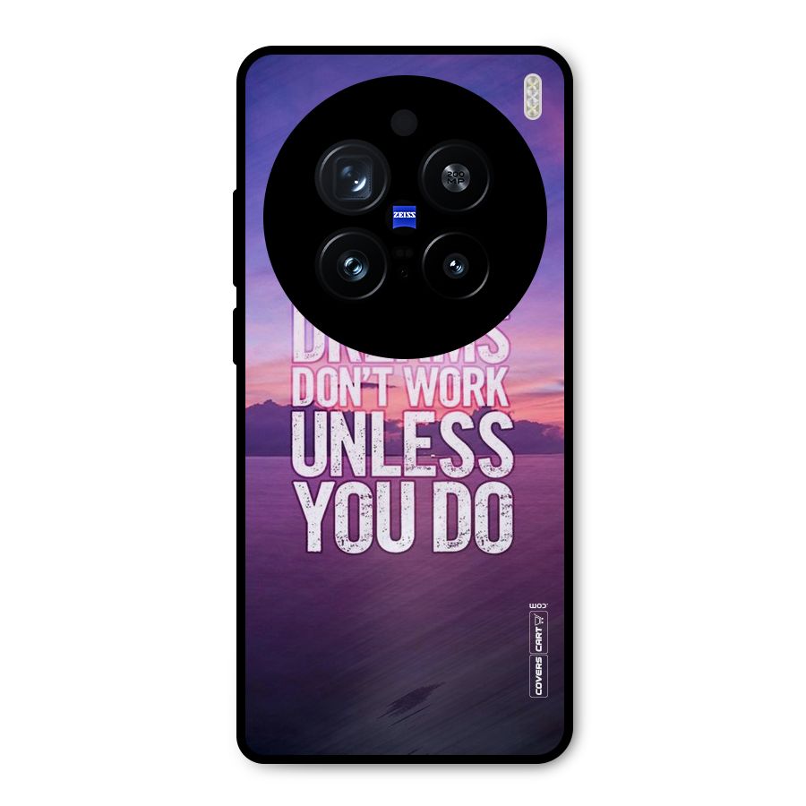 Dreams Work Metal Back Case for Vivo X200 Pro
