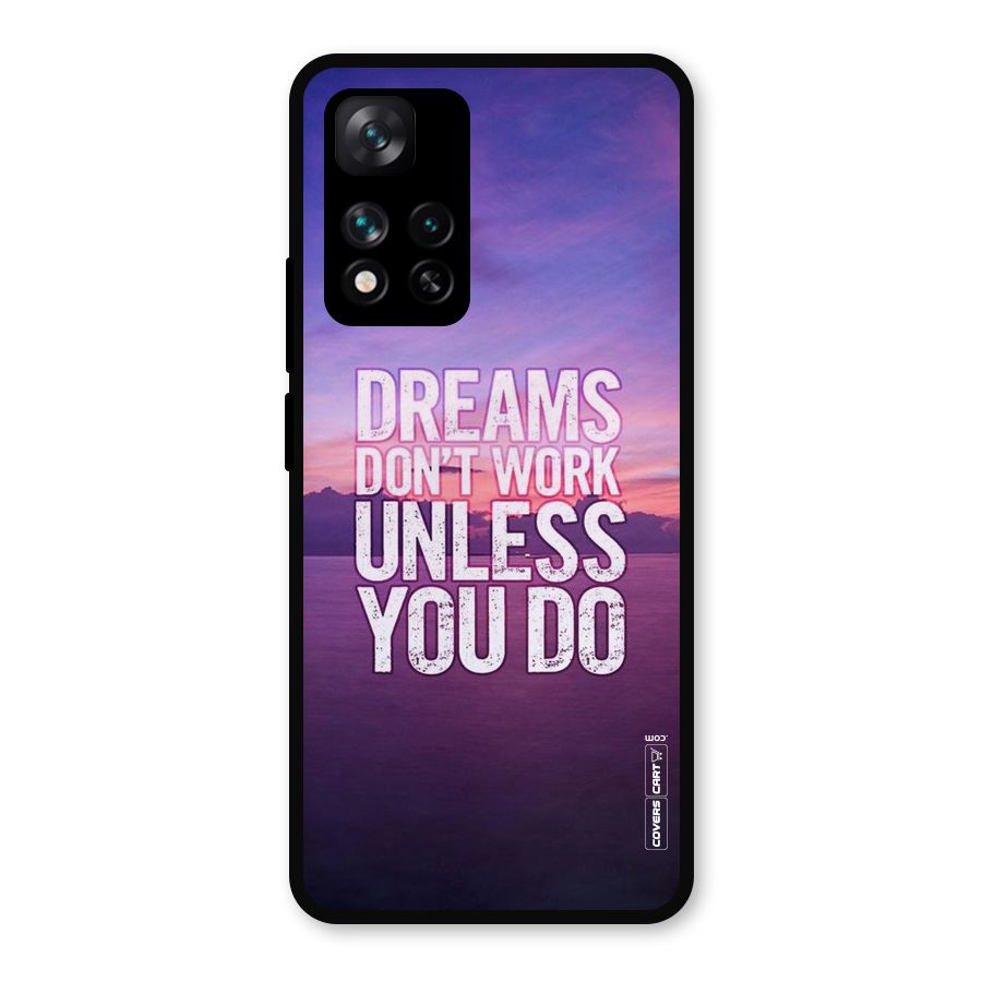 Dreams Work Metal Back Case for Xiaomi 11i Hypercharge 5G