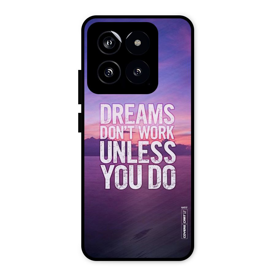 Dreams Work Metal Back Case for Xiaomi 14