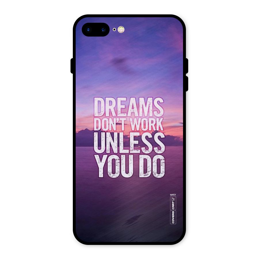 Dreams Work Metal Back Case for iPhone 8 Plus