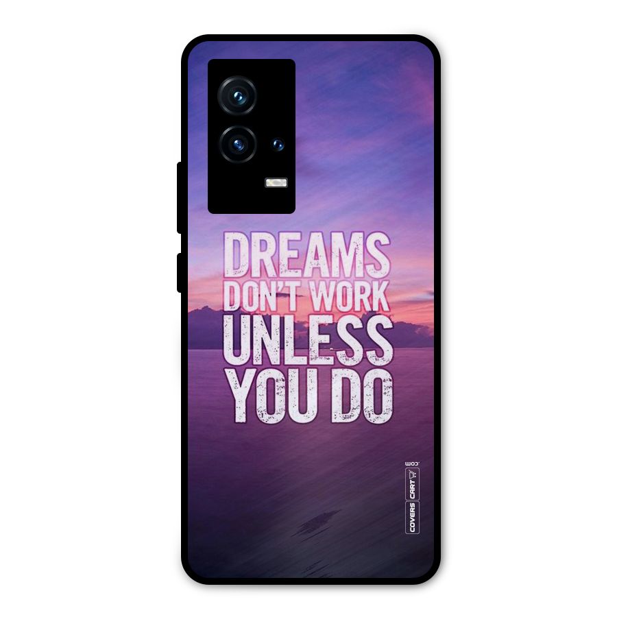 Dreams Work Metal Back Case for iQOO 9 5G