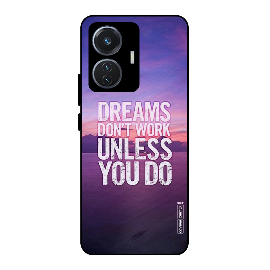Dreams Work Metal Back Case for iQOO Z6 44W